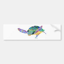 Tortues de mer de l'océan autocollants pour voiture
