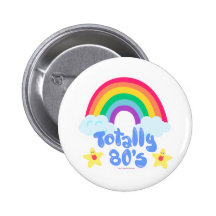 Totalement arc-en-ciel 80s pin's avec agrafe