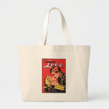 Totalement dans l'amour sac de toile