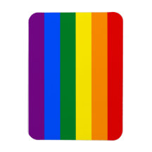 Totalement drapeau de gay pride magnets souples