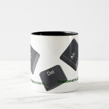 Touches d'ordinateur de remise à zéro mugs à café
