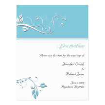 Toujours et pour toujours bleu-clair carte postale