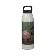 Toujours la vie florale victorienne vintage, roses bouteille