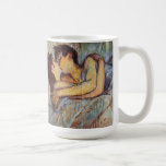 Toulouse-Lautrec dans le lit la tasse de baiser