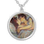 Toulouse-Lautrec dans le lit le collier de baiser