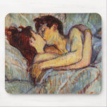 Toulouse-Lautrec dans le lit le tapis de souris de