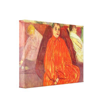 Toulouse-Lautrec - dans les divas de salon Toiles Tendues Sur Châssis