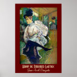 Toulouse-Lautrec : Jane Avril Danzante Poster