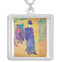 Toulouse-Lautrec - Jane Avril laisse le RO de Moul Pendentif