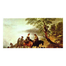 Tour au marché par Thomas Gainsborough ( Carte Avec Photo