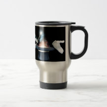 Tour de baguette magique de magicien et de chapeau tasse à café