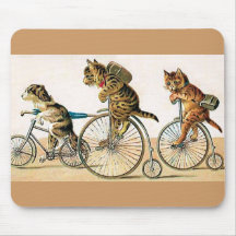 Tour de bicyclette tapis de souris