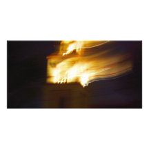 Tour de feu carte avec photo