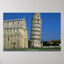 Tour de Pise, Italie Posters
