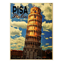 Tour de Pise ltaly Carte Postale
