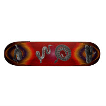 Tour de serpent à sonnettes skateboard