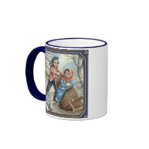Tour de traîneau de Noël Mugs À Café