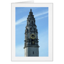 Tour d'horloge d'hôtel de ville, Cardiff Cartes