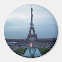 Tour Eiffel à l'aube Magnets Pour Réfrigérateur