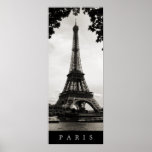 Tour Eiffel à Paris - affiche