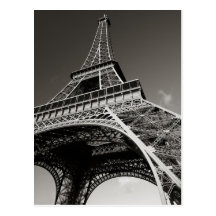 Tour Eiffel à Paris Carte Postale