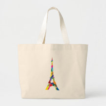 Tour Eiffel abstrait, France, Paris Sac Fourre-tout