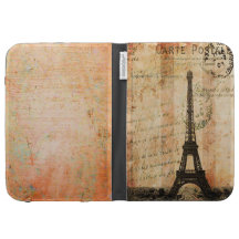 Tour Eiffel allument la caisse Coque Kindle