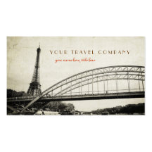 Tour Eiffel - carte de visite