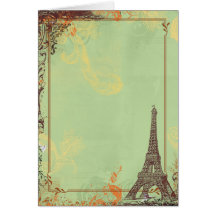 Tour Eiffel dans les cartes vertes