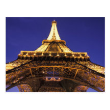 Tour Eiffel de la FRANCE, Paris, égalisant la vue Carte Postale