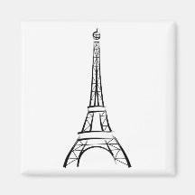 Tour Eiffel de traçage Magnets