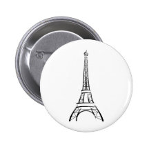 Tour Eiffel de traçage Pin's Avec Agrafe