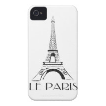 Tour Eiffel du cru le Paris Coque iPhone 4 Case-Mate