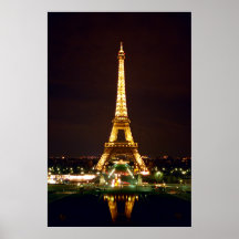 Tour Eiffel en couleurs Poster