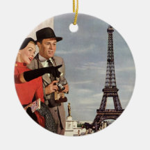 Tour Eiffel guidé de déplacement de Paris de touri Décoration De Noël