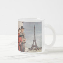 Tour Eiffel guidé de déplacement de Paris de touri Tasse À Café