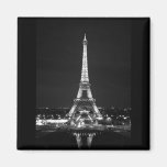Tour Eiffel la nuit - B/W Aimants