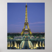 Tour Eiffel, Paris, France 2 Affiches
