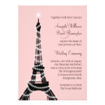 Tour Eiffel scintille faire-part de mariage (le ro