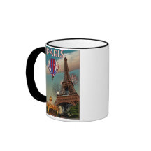 Tour Eiffel vintage Tasse À Café