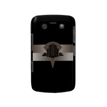 Tour noire et en bronze d'art déco coques blackberry bold