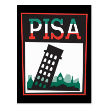 Tour penchée de Pise Cartes Postales