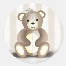 Tourbillonnent le nounours - autocollants
