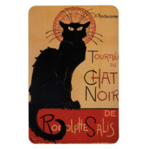 Tournée du Chat Noir, Théophile Steinlen Magnets Rectangulaire