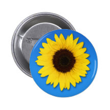 TOURNESOL BADGE AVEC ÉPINGLE
