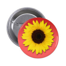 TOURNESOL BADGES AVEC AGRAFE
