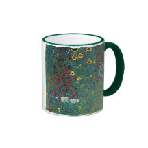 Tournesol de Farmergarden, Klimt, fleurs vintages Tasses