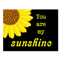 Tournesol de soleil carte postale