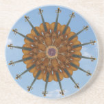 Tournesol de violon dessous de verres