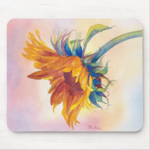Tournesol d'or Mousepad de contact Tapis De Souris